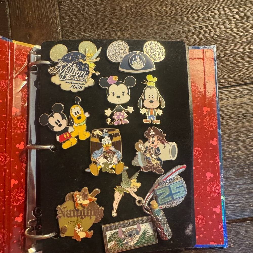 Disney Collectible Pin Set and Display Book